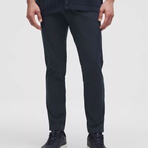 Men Lululemon ABC Classic-Fit 5 Pocket Pant 37L Warpstreme Black Size 36 Tall